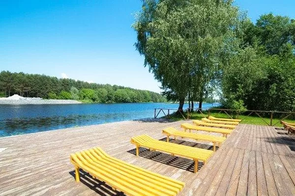 Дешёвый пляжный отдых в Беларуси. Санаторий "Буг". Пляж