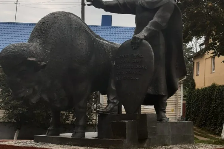 Город Каменец. Памятник князю Владимиру Васильковичу