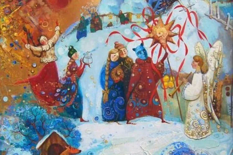 Празднование Нового года в древномти на территории Беларуси.